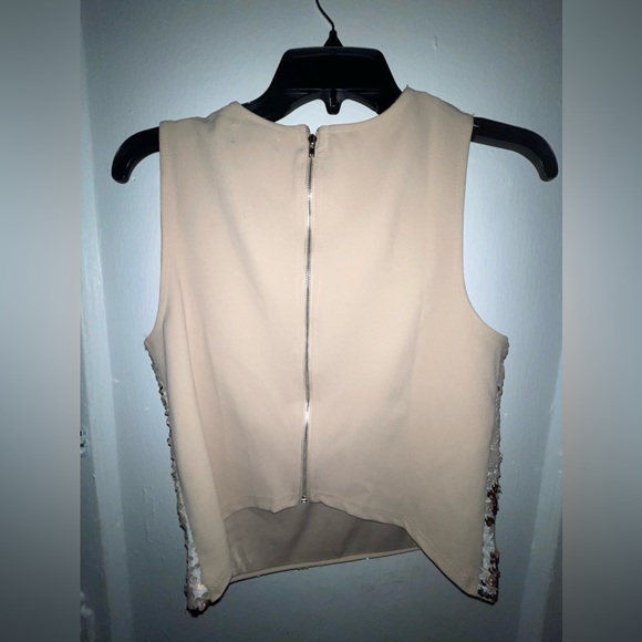 Stefano Di Roma Two Style Sleeveless Crop Top - Size M - Picture 2 of 4